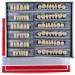 168 Pieces False Teeth Dental Complete Acrylic Resin Denture Teeth  6 Sets Whole Teeth Synthetic Polymer Denture Tooth  23 Shade A2 Upper + Lower Dental Materials for Replacement  DIY  or Halloween