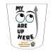 Amputee Sock ATKA My Eyes are up here V1 3PLY Amputee Stump Sock Small-Large Multi Color