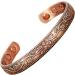 Holistic Magnets Copper Bracelet for Women - Arthritis & Tendinitis Relief - Pure Copper Joint Healing Gift - Adjustable Size S/M (Wrist 15-18cm) - Buy Online on GoSupps.com
