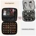 Ethereal Double Layer Nail Polish Organizer Bag | Hold 30 Bottles | Portable Travel Case in Black - Buy Online on GoSupps.com