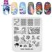 KADS Nail Stamping Plate TR006 - DIY Manicure Stencil Tools - Buy Online on GoSupps.com