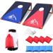 Cornhole Toss Game Cornhole Set Portable Outdoor with Framed & 8 Bean Bags & Carrying Bag for Kids, Backyard, Lawn, Beach 2-in-1 Camping Game Set by NZQXJXZ