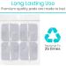 Vive Tens Unit Replacement Pads - 40 Pack Reusable Electrode Pads for Muscle Stimulation & Electrotherapy - Fits Most Devices - Buy Online on GoSupps.com
