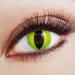 Aricona contact lenses - poison -green contact lenses motif lenses cat eyes - colorful colored contact lenses green without strength for carnival carnival and costume parties 2 pieces