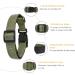 Heele Reflective Dog Collar - Soft Neoprene Padded Nylon for Small Medium & Large Dogs - Green 40-66 cm - 1 Pack - Buy Online on GoSupps.com