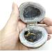 Natural Crystal Rough Natural Handmade Agate Geode Ring Box Rough Agate Cornucopia Quartz Crystal Cluster Crystal Stone Women Crystal - Buy Online on GoSupps.com