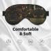 SSIMOO Xmas Sleep Mask - Adjustable Breathable Eye Mask for Comfortable Sleep | Fashionable Black Design - Shop Internationally - Buy Online on GoSupps.com