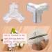 12Pcs Large Silicone Corner Protectors for Baby | T-Shaped Table & Furniture Guards | Strong Adhesive Baby Proofing | 1.7inch Length - Buy Online on GoSupps.com
