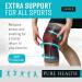 Pure Health Knee Support Brace Compression Sleeve for Arthritis Joint Pain Ligament Injury Meniscus Tear ACL MCL Tendonitis Pain Relief (Pack 2 Medium) M 2 - Buy Online on GoSupps.com
