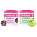 Daily Fiber Supplement Bundle with Collagen Probiotics & Electrolytes - Supports Digestive Health Regularity and Skin Health Cucumber Lime Mint & Wild Berry Flavors 32 Servings Total