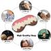 Soft Blackout Eye Mask for Sleeping - Adjustable Straps & Light Chocolate Cream Design for Women | Travel-Friendly No Pressure Eye Mask - Buy Online on GoSupps.com