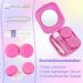 Yamitora 4 Portable Contact Lens Containers - Travel & Home Storage Case with Mirror - Perfect for Contact Lenses - Buy Online on GoSupps.com