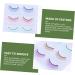 POPETPOP 5 Pairs Colored False Eyelashes Makeup Eyelashes Synthetic Fiber Eyelash Cross Eyelashes Fluffy Eyelashes False Eye Lashes European and Artificial Fiber Makeup Tools - Buy Online on GoSupps.com