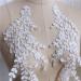 Sew On Gold Leaf Lace Flower Applique for Wedding Dress - DIY Embroidered Patches in White - Buy Online on GoSupps.com
