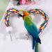 ULTECHNOVO 105cm Chicken Swing Rope Perch for Parrots - Bird Climbing Stand & Toy for Parakeets, Cockatiels, Conures, Macaws - Buy Online on GoSupps.com