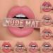 Allen Shaw Nude Matte Liquid Lipstick - Velvet Waterproof Lip Gloss Set for Women | Long Lasting Non-Stick Moisturizing Makeup Gift - Buy Online on GoSupps.com