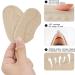 Heel Pads Grips Liner Cushions Inserts - Prevent Heel Slip and Pain, Blister Relief - Improve Shoe Fit - 5mm (Beige+Black+Clear) - Buy Online on GoSupps.com