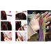 50pcs Gradient Colorful Braided Hair Rope Set - DIY Hair Styling Accessories for Women & Girls - Buy Online on GoSupps.com