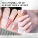Saviland Acrylic Powder Nails - 150g Clear | Professional Quality Nail Extension & Salon Use | Large Capacity Polymer Acrylic Nail Powder - Buy Online on GoSupps.com