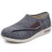 GSFY Women's Diabetic Sneakers Wide Width Non Slip Lightweight Edema Walking Shoes for Elderly Swollen Feet Arthritis 9 Wide Dark Grey