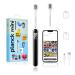 EVOWERA SMART HAND toothbrush detection of unplastered areas and cleaning pressure coaching app color display WLAN compatible soft bristles timer news function white toothbrush for adults adults white