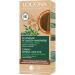 Logona natural cosmetics nourishing herbal hair color vegan hair color powder with organic henna for intensive color and shine plant hair color in amber brown (brown) 1 x 100g amber brown (1 Pack)