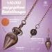 Esoteric Pendulum Drops Bronze | Universal Metal Pendulum for Geobiology Medicine Reiki Divination & Radionics - International Shipping - Buy Online on GoSupps.com