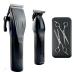 Multi-Speed Clipper Set Gear Shifting 20-Piece Grooming Kit for Men T-Blade Plus King Clipper Rechargeable Hair Trimmers Metal Grip Carbon Steel Blades All-in-one Barber Set