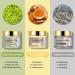 COSMTEK Monte Luna Green Tea Clay Mask Dead Sea Minerals Mud Mask Turmeric Clay Facial Mask Face Masks Skincare for Pore Blackhead Blemish and Acne 70g each - Buy Online on GoSupps.com