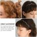 Lurrose 3Pcs Metal Wavy Hairbands for Women - Thin Golden Headbands for Outdoor Style - Buy Online on GoSupps.com