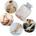 Naanle Floral Cat Hot Water Bottle 1L Transparent Heat Bottle for Pain Relief & Therapy | Back Hand Feet Warmer - Buy Online on GoSupps.com