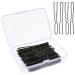 Hair needles 150 pieces of metal hair clips U-shaped bobby pins hairpin set for children girls hair additives hairdressing salon (black)
