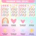 72 PCS Small Watercolor Rainbow Wall Decor Stickers for Nursery - Classic Style - Buy Online on GoSupps.com