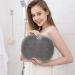 Foot Brush for Shower | Non-Slip Silicone Massage Pad & Laundry Massager | Relieve Tired Feet - Gray - Buy Online on GoSupps.com