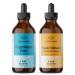 HERBAMAMA Liquid Drops Kit - Bundle of Cryptolepis Root and Liquid Super Immune Mushroom Complex 4 fl oz - Vegan Non-GMO Sugar & Alcohol-Free - 2 Pack