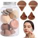 Dorugage Make up Sponges - Soft Makeup Sponge Beauty Sponge Wet & Dry Use Powder Puff for Women Girlfriend Mother Wife Light Coffee - Buy Online on GoSupps.com