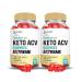 (2 Pack) Speedy Keto ACV Gummies Extreme 2000MG Speedy Keto Gummies Advanced Formula Apple Cider Vinegar with Pomegranate Beet Juice Powder B12 Vegan Non GMO 60 Gummys 60 Count (Pack of 2)