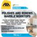 FILA Surface Care Solutions REFRESH Marble Cleaner For Worktops Polishes And Renews Kitchen Worktop Ideal For Granite Quartz And All Natural Stone Stain Remover 750ml Single - Buy Online on GoSupps.com