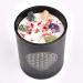 Crystal Scented Candle Engraving Flower of Life Aromatherapy Candle for Meditation Home Decor Gift