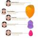 11-Piece Makeup Blender Set | Washable Latex-Free Sponges for Foundation Powder & Cream - 3 Sizes - Buy Online on GoSupps.com
