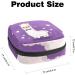 Alpaca Purple Sanitary Napkin Storage Bag | Portable Tampons Holder & Makeup Bag for Girls & Women | Large Capacity Multicoloured - Buy Online on GoSupps.com