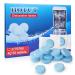 HOTUT All-In-One Dishwasher Tablets Bulk 35 Pcs Dishwasher Tablets Bulk Dishwasher tabs Dishwasher Cleaner Tablets All in One Plant-Based Dishwasher Salt & Rinse Aid for Tough Stains 35Pcs-Blue