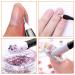 Allstarry 30-Piece Nail Cuticle Trimmer Set - Double Head Dead Skin Cuticle Knife Removal Fork - Nail Cleaner & Pusher Tools for Men and Women - Black - Buy Online on GoSupps.com
