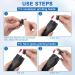 Electric Callus Remover - Rechargeable Foot File with 3 Speeds & Replaceable Grinding Heads | Professional Pedicure Tool (Black - Buy Online on GoSupps.com