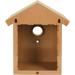 ASAB Wild Bird Watching Nesting Box Set | Birdhouse Kit with Spy Window and One Way Mirror Foil | Plastic Robin House with Wood Looking Design - Buy Online on GoSupps.com