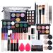 37pcs Professional makeup kit Make up set teenagers girls Girls make up set 9 to 12 With Lip gloss eye shadow mascara eyeliner concealer etc.for Teenage & Adults