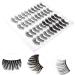 DRESSOOS 20 Pairs Artificial False Eyelashes Make up Kit Beauty Eyelashes Lash Kit Cosmetics False Eyelashes Fans Volume False Eyelash Natural False Eyelashes Makeup Tools 3d Lengthen - Buy Online on GoSupps.com
