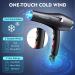 Happygoo Professional 2400W Ion Hair Dryer with Diffuser & Styling Nozzles - Perfect for Home & Salon Use - Black - Buy Online on GoSupps.com