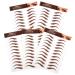 BIUDECO 5 Sheets Eyebrow Stickers Fake Eyebrows Eyebrow Sticker for Eyebrows Waterproof Eyebrow Waterproof