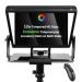 ILOKNZI Aluminum Teleprompter 12.1in with Free APP Control, Bluetooth Remote Control & Carry Case, Portable Without Assembly, Compatible with iPad/Android Tablet, Phone, DSLR Camera (Free Stand Base) 12''-Pro